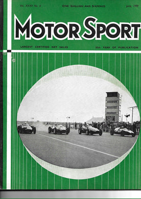 Motor Sport Magazine Vol XXXV No 6 June 1959