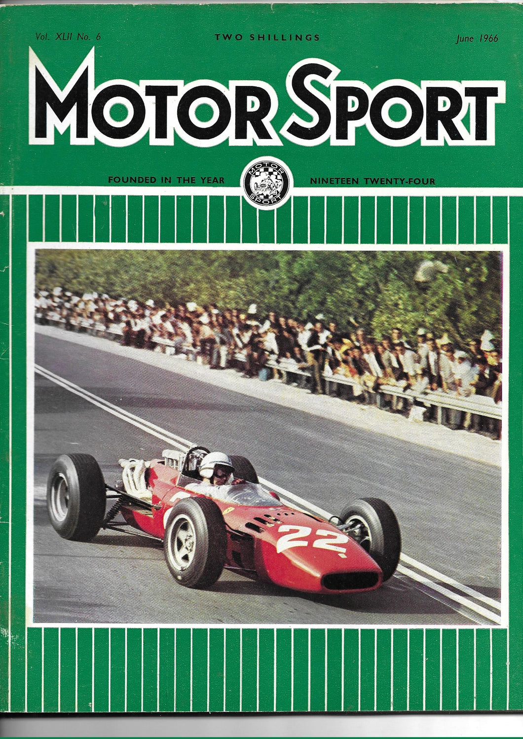 Motor Sport Magazine XLII June 1966,