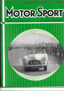 Motor Sport Magazine, XXXI No.3 March 1995,