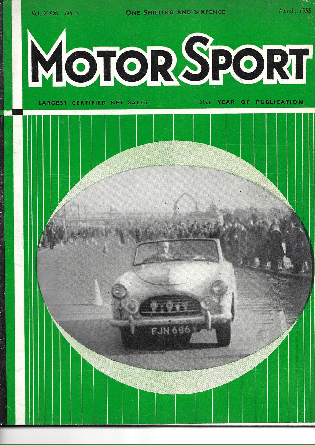 Motor Sport Magazine, XXXI No.3 March 1995,