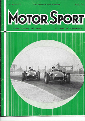 Motor Sport Magazine, XXXIII No.3, March 1957,