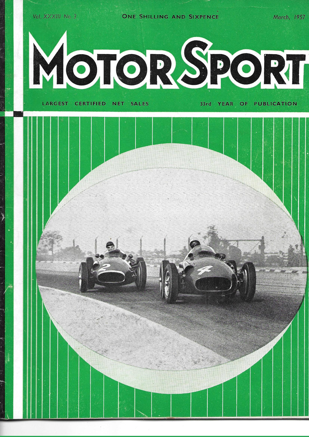 Motor Sport Magazine, XXXIII No.3, March 1957,