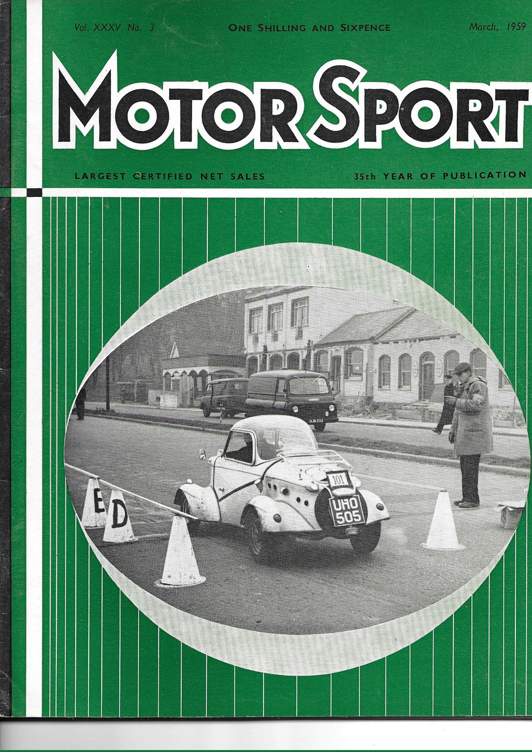 Motor Sport Magazine Vol XXXV No 3 March 1959,