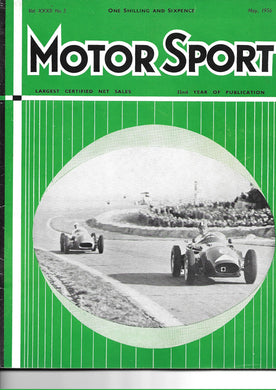 Motor Sport Magazine, XXXII No 5, May 1956
