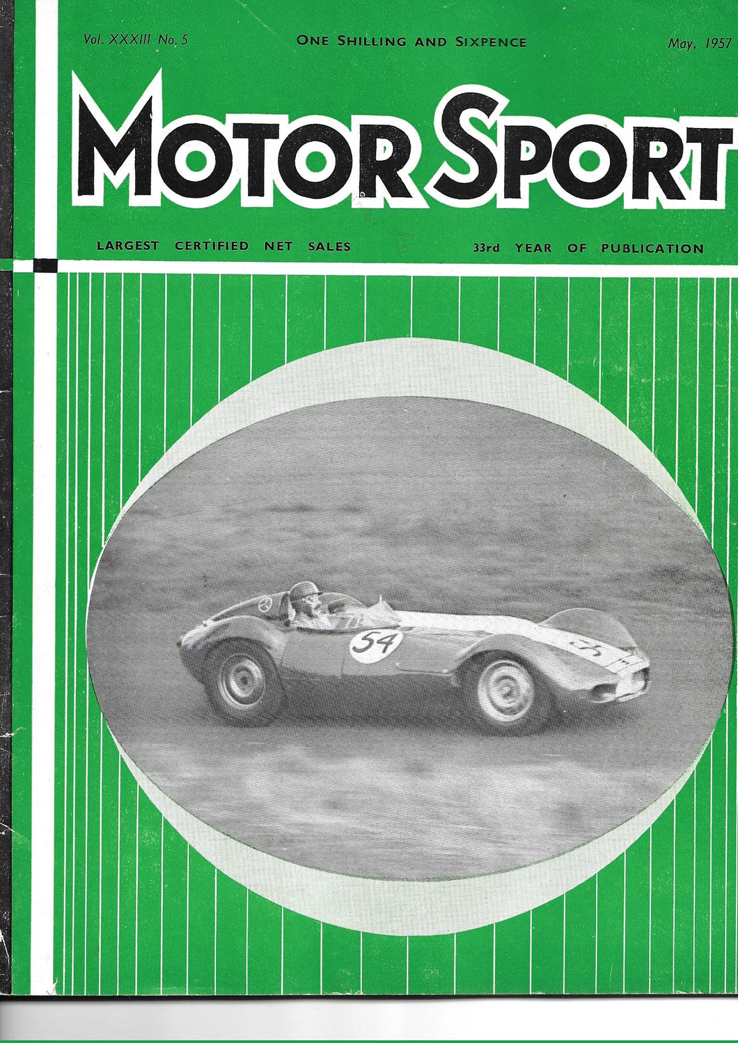 Motor Sport Magazine Vol XXXIII No 5 May 1957 Sport Cars of the Big Five