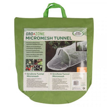 Load image into Gallery viewer, Grozone Micromesh Growing tunnel protect plants, flowers, vegetables from egg laying flies, beetles, caterpillars  - Smart Garden - 40cm x 50cm x 310cm Very fine mesh.
