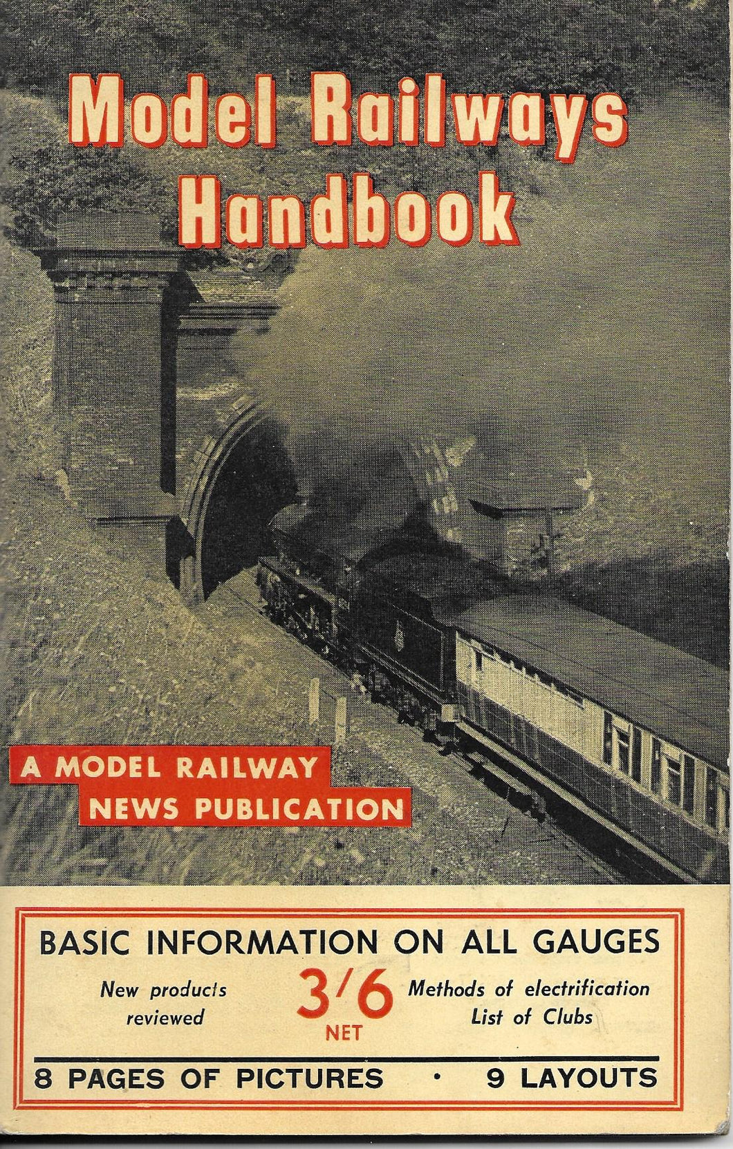 Model Railways Handbook, Model Railway News Publication. 1961, Percival Marshall