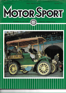 Motor Sport, Motorsport, Magazine, Vol XXXVIII No 12, December 1962, Loose Cover