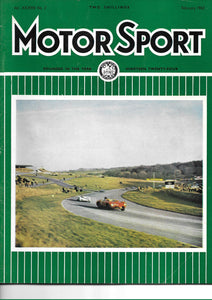 Motor Sport, Motorsport, Magazine, Vol XXXVIII No 2, February 1962, Very Good Condition