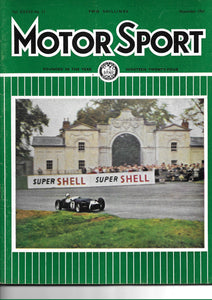 Motor Sport, Motorsport, Magazine, Vol XXXVII No. 11 November 1961