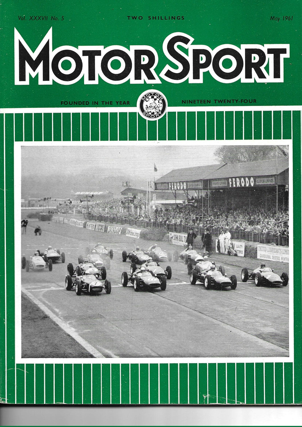 Motor Sport, Motorsport, Magazine, Vol XXXVII No. 5 May 1961, Very Good Condition