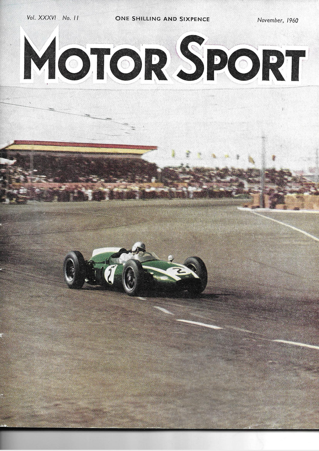 Motor Sport, Motorsport, Magazine, Vol XXXVI No.11 November 1960