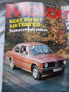 Motor magazine February 7 1976 BMW 316 tested