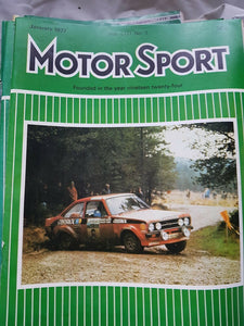 Motorsport January 1977, Escort Rally