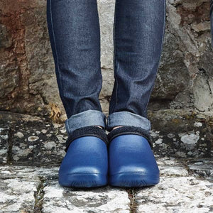 Briers Navy Blue Garden Clogs (with removable Thermal lining) Sizes 4 - 12 - Comfy (Comfi) Clog - Unisex