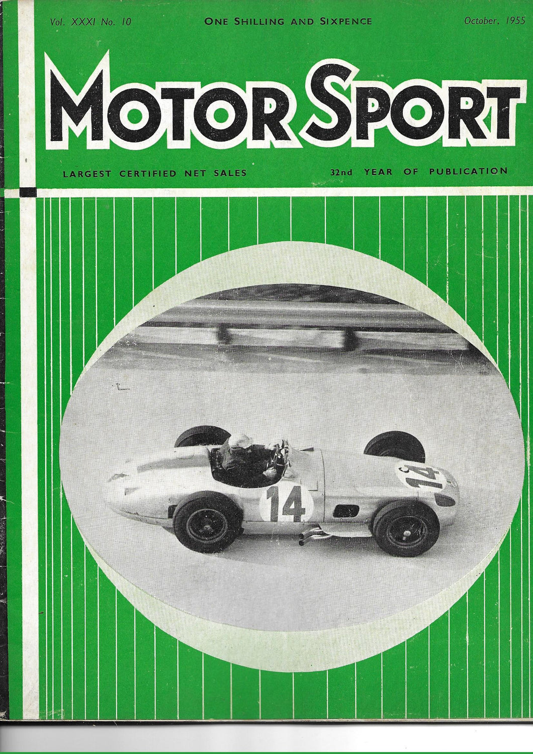 Motor Sport, Magazine Vol XXXI, No 10, October 1955,