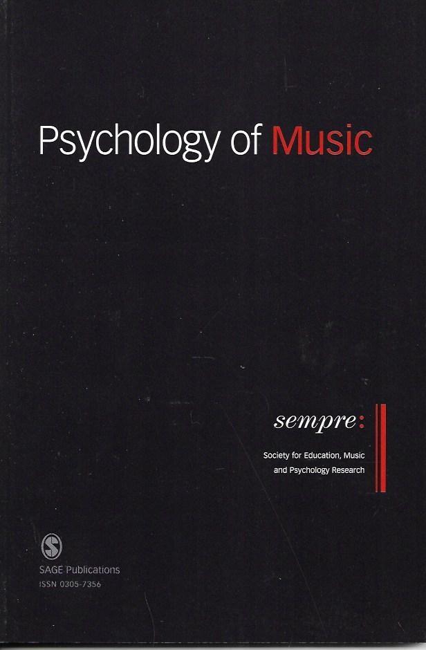 Psychology of Music - Sage Publications - SEMPRE - 2004 - Volume 32 Number 4