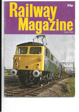 Railway Magazine August 1980 Vol. 126 No. 952