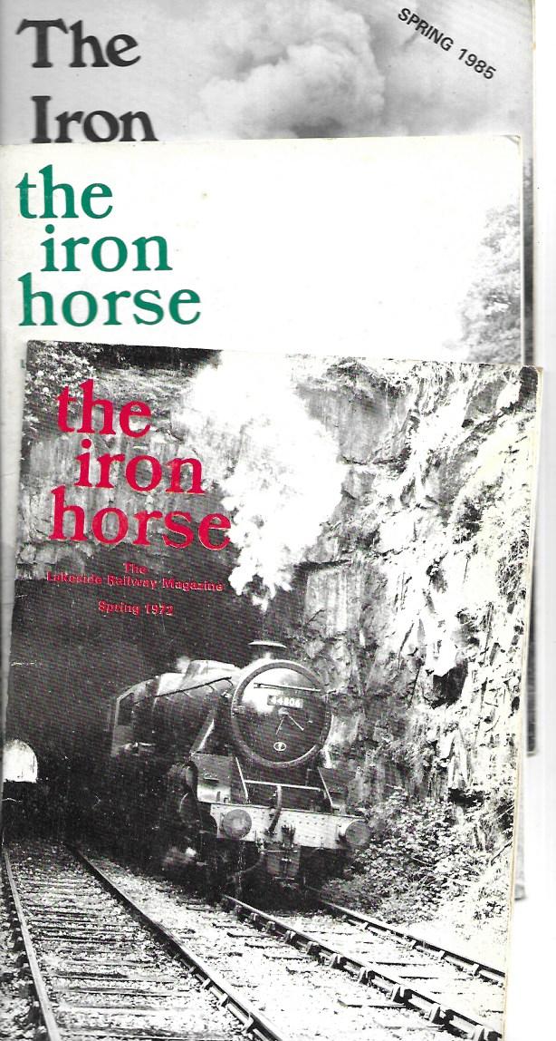 The Iron Horse, issues winter 1971, spring 1972, spring 1985. x 3 Issues (Three separate issues)