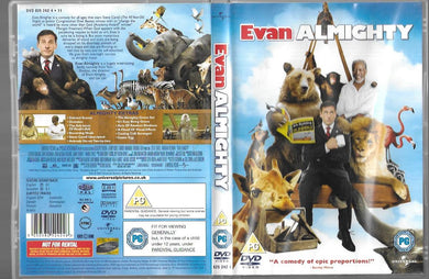 Evan Almighty [DVD] [2007] Steve Carell, Morgan Freeman.  Rated: PG