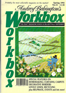 Audrey Babington's Workbox - The Craft Magazine which is delightfully different - Spring 1992 No 21