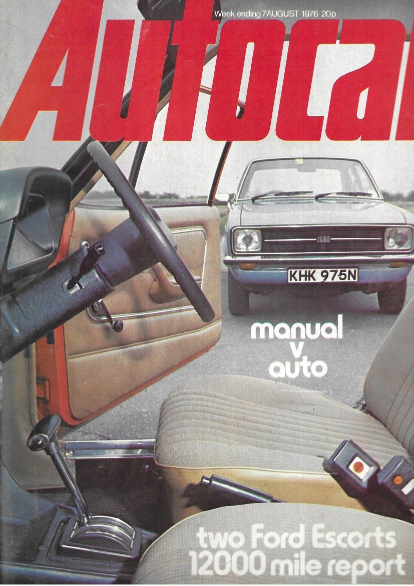 Autocar 7 August 1976 - Car Magazine