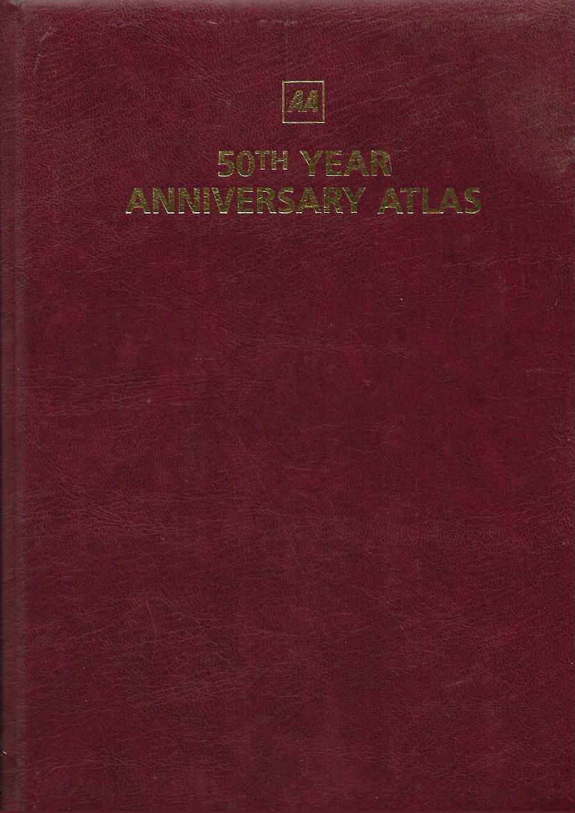 AA commemorative AA Road Atlas of Great Britain (50+ Years Membership) - Used Like new Hardcover Leather