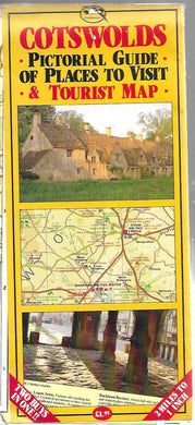 Cotswolds Pictorial Guide of places to visit and Tourist Map -