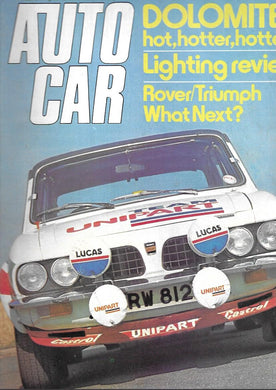 AUTOCAR 15 NOVEMBER 1975. DOLOMITE, ROVER/TRIUMPH WHAT NEXT?