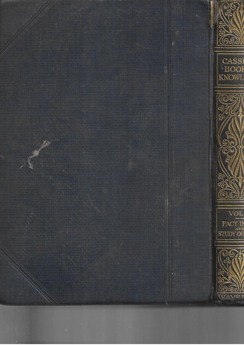 Cassell's Book of Knowledge An Encyclopaedia for Children Vol 8 Fact Index and Study Outlines [Unknown Binding]