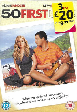 50 First Dates [DVD] [2004] Adam Sandler, Drew Barrymore, Peter Segal (Director)  Rated:122