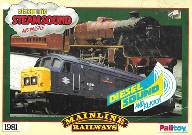 Mainline Railways 1981 Product catalogue - Electric Steamsound and Whistle
