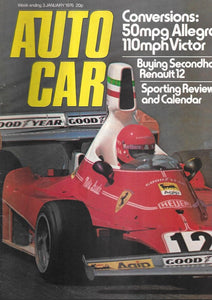 Autocar 3 January 1976 - Car Magazine