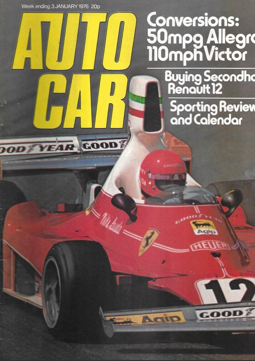 Autocar 3 January 1976 - Car Magazine