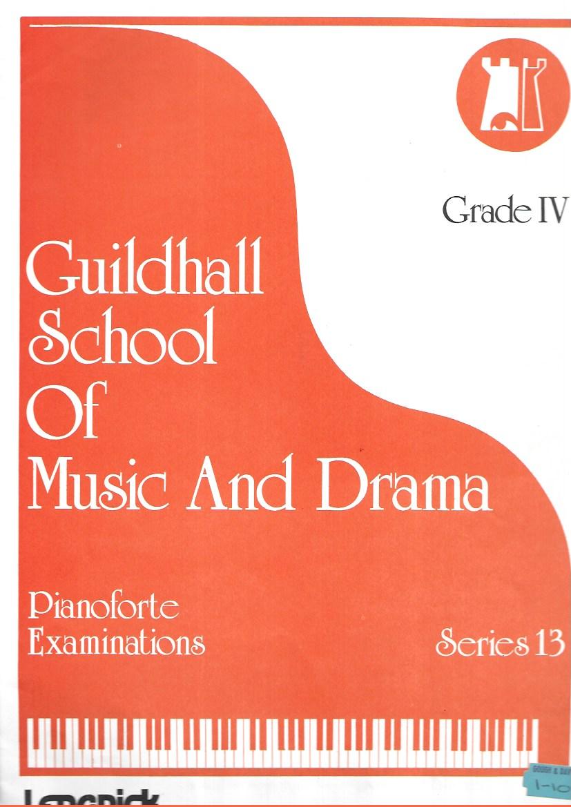 Guildhall School of Music and Drama - Grade IV (4) Pianoforte Examinations Series 13 - Lengnick - Music Sheet