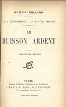 Load image into Gallery viewer, Rolland Le Buisson Ardent - Hardcover - Dix-Septieme (17th) Edition
