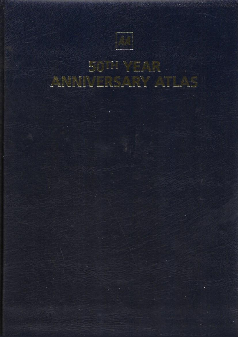50th Year Anniversary Atlas  - AA - 2000 (1999) Motorist's Atlas Britain - Leather (or leatherette)