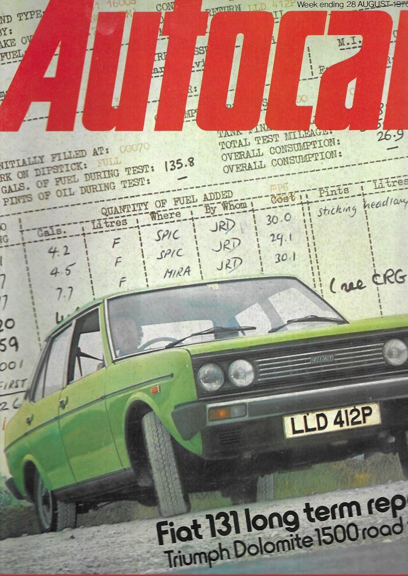 Autocar 28 August 1976 - Car Magazine