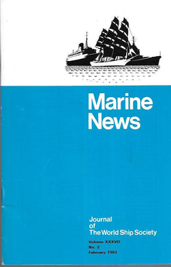 Marine News - Journal of The World Ship Society - Paperback - Volume XXXVII No 2 1983
