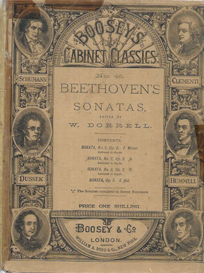 No.46 Beethoven's Sonatas, W. Dorrell  - Boosey's Cabinet Classics - Music Sheets