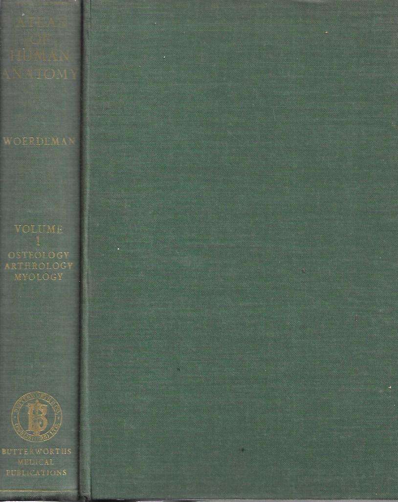 Standard Atlas of Human Anatomy; Descriptive and Regional - Hardcover - 2 Volumes - M.W. Woerdeman - 1955