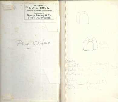 Copy of Rene Cloke - Personal Sketch Pad - Hardcover - (7th)