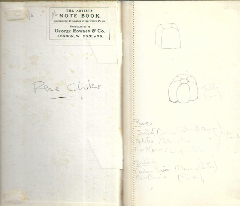 Copy of Rene Cloke - Personal Sketch Pad - Hardcover - (7th)