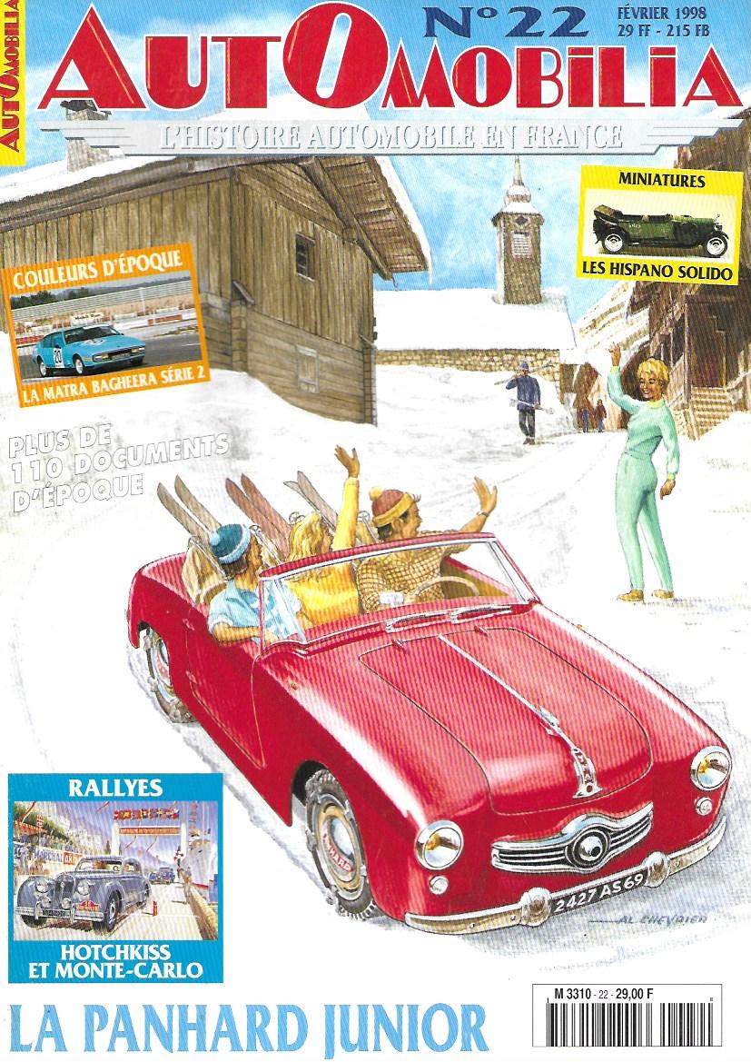 Automobilia L'histoire 22 Fevrier 1998 - French Car Magazine in French