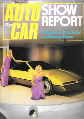 Autocar 25 October 1975  - Show Report