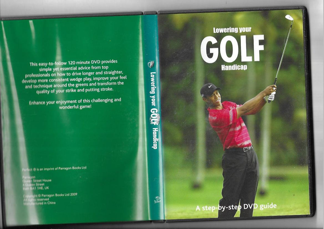 Lowering your golf handicap DVD ONLY (No Book)