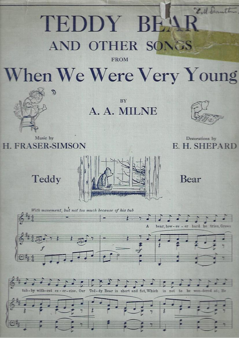 Teddy Bear and Other Songs from When We Were Very Young - 1926 - First Edition