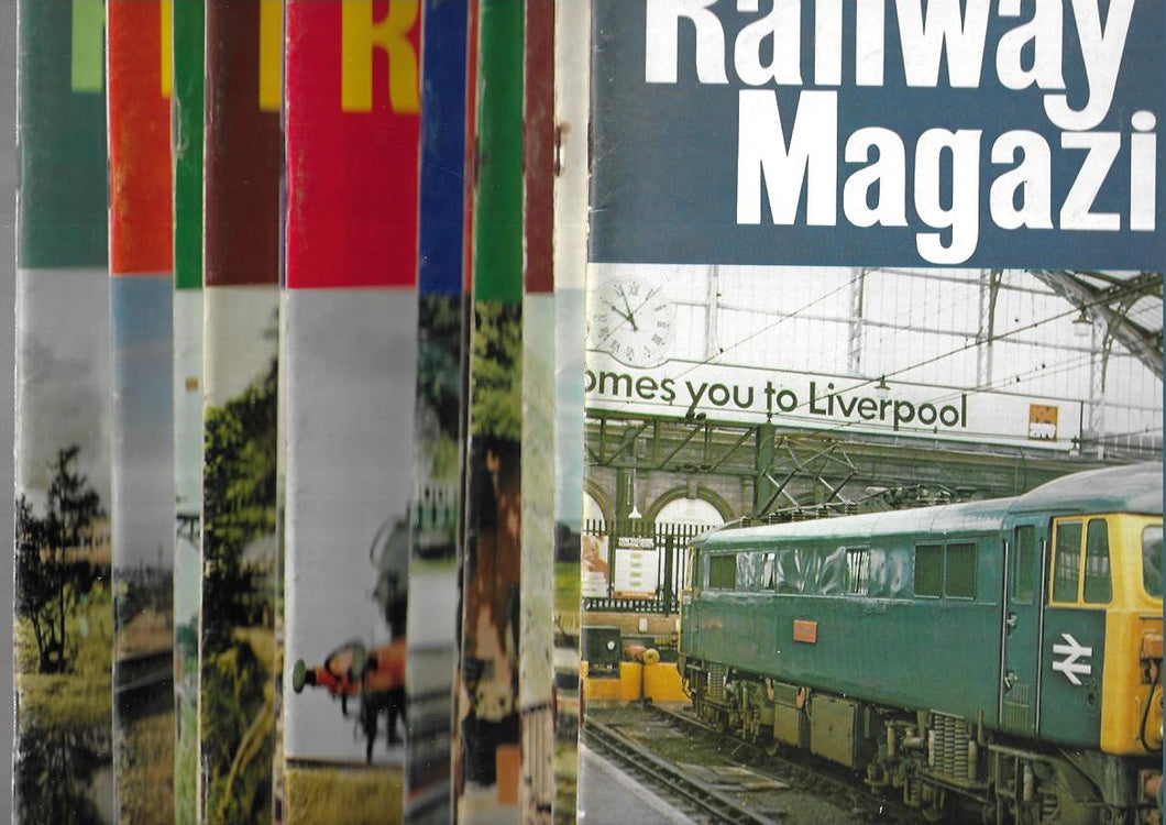 The Railway magazine: January - December 1979 (12 issues)