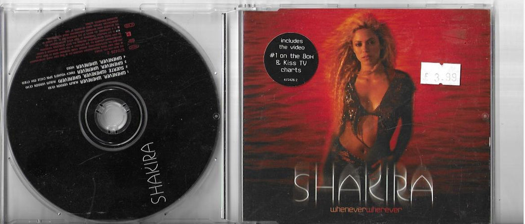 Shakira Whenever Wherever CD