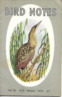 Bird Notes Volume 28 Number 3 - Summer 1958